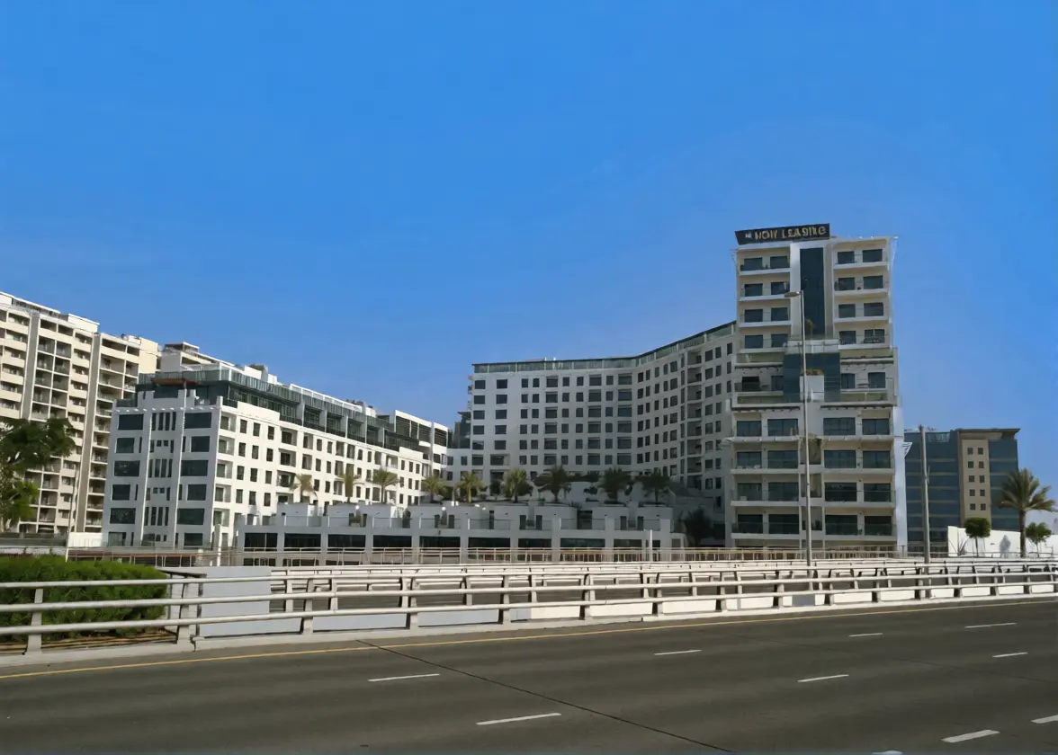Al Faridah residential building exterior in Al Zeina, Al Raha Beach, Abu Dhabi, showcasing completed apartment architecture.