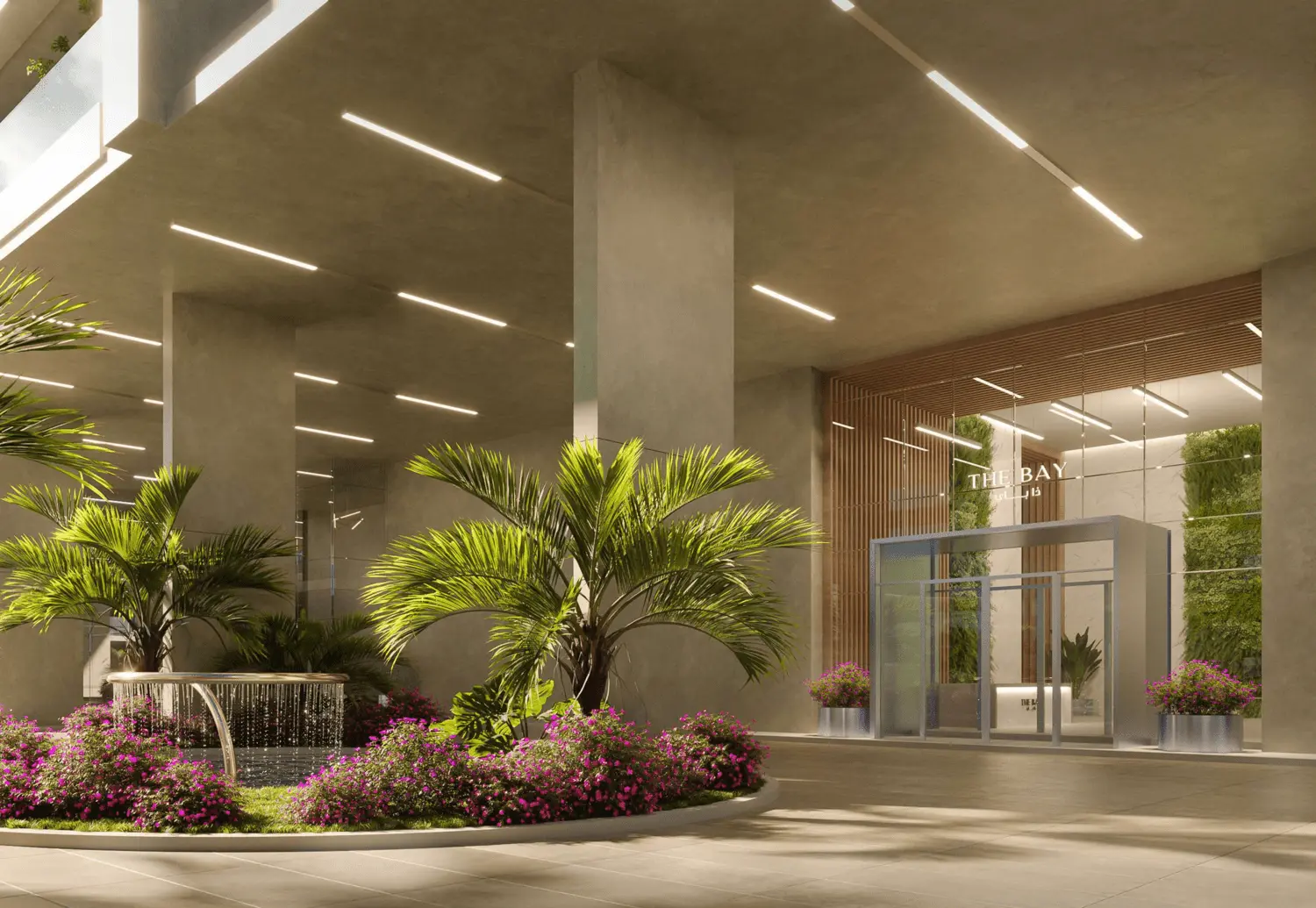 The Bay Residence 2 modern architecture and landscaped outdoor areas