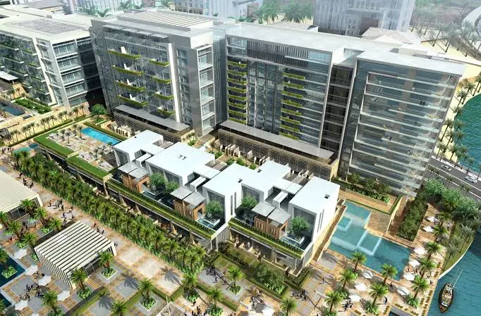 Al Zeina townhouses with private gardens in Al Raha Beach location